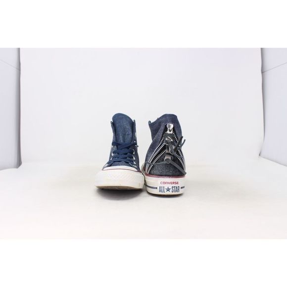 Converse Chuck Taylor Tri Zip Hi Navy/Red-White 545021C Women's - Picture 6 of 8